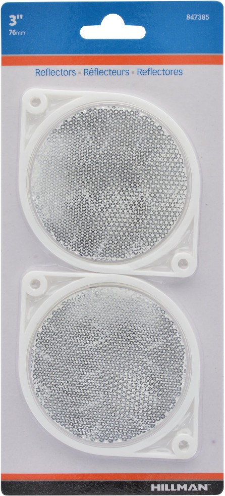 3-in Clear Reflector