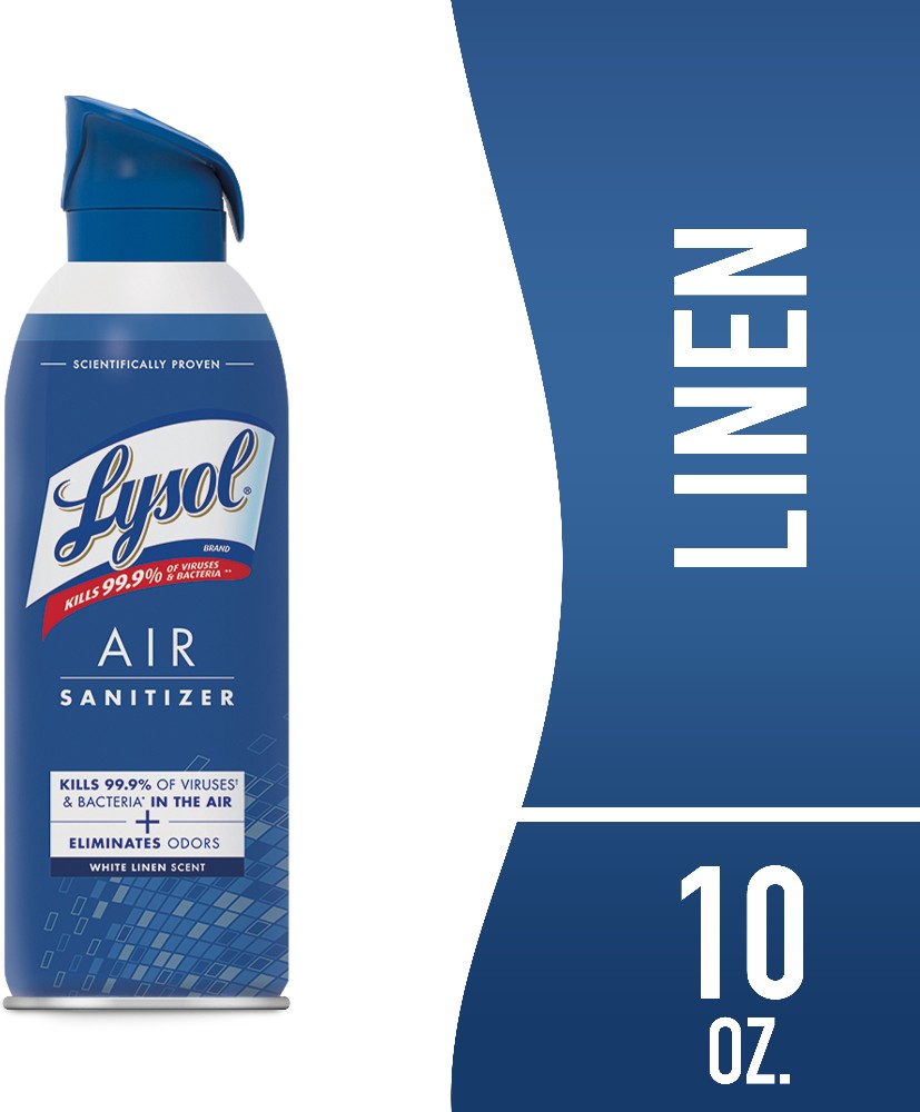 Air Sanitizer 10 -oz White Linen Disinfectant Mist All-Purpose Cleaner