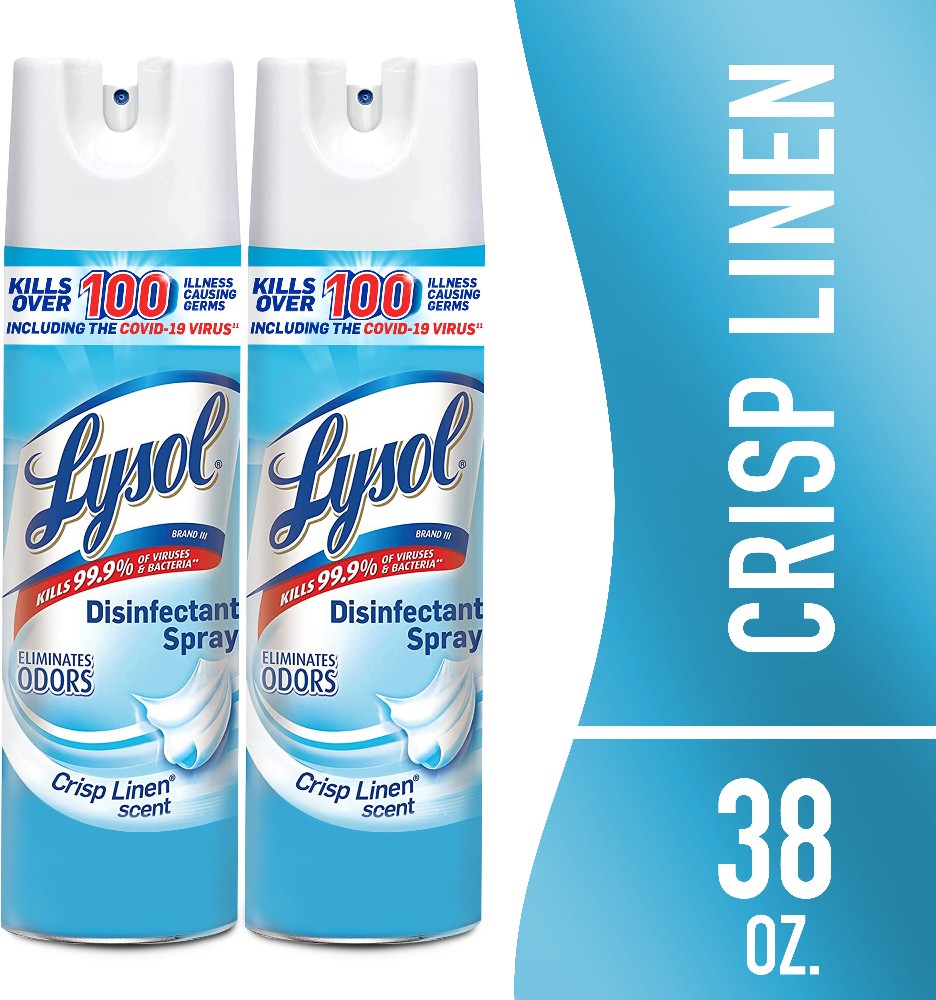19 -oz Crisp Linen Disinfectant Liquid All-Purpose Cleaner 2 -Pack