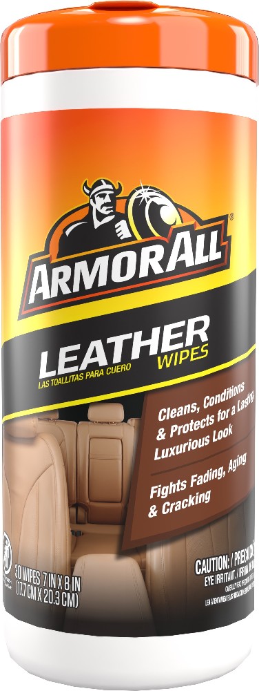 Leather Care Wipes 30 -Count Wipes Car Interior Protectant