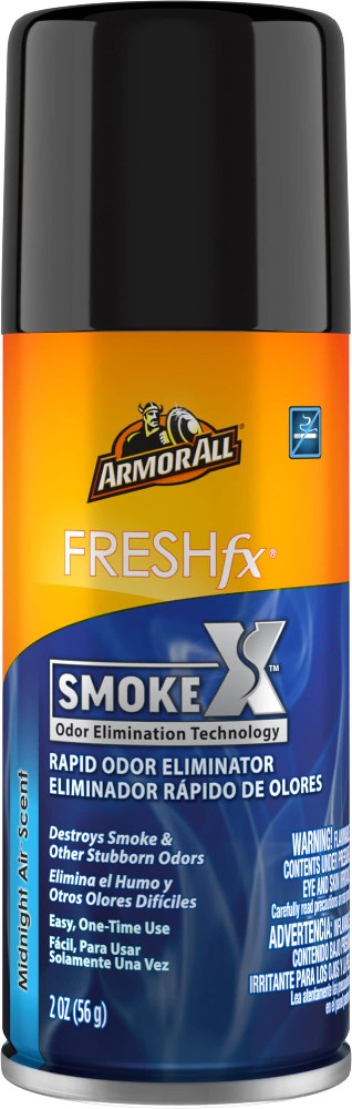 FRESH fx Smoke X Rapid Odor Eliminator Midnight Air 2 -oz Liquid Car Interior Odor Eliminator