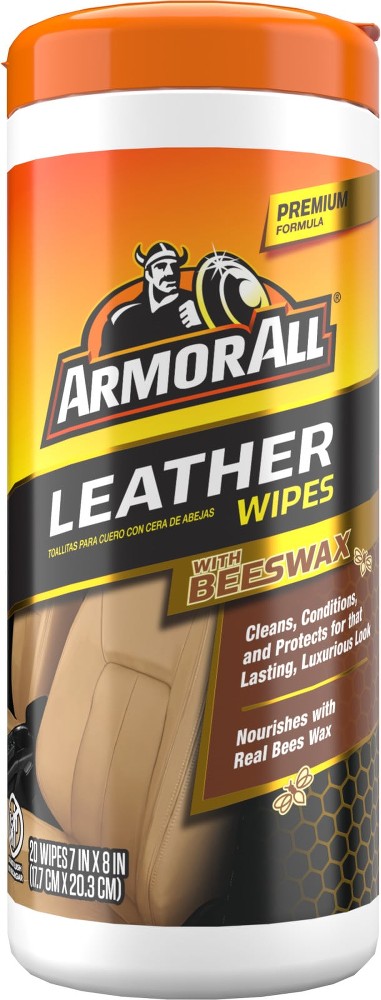 Leather Cleaner 20 -Count Wipes Car Interior Cleaner