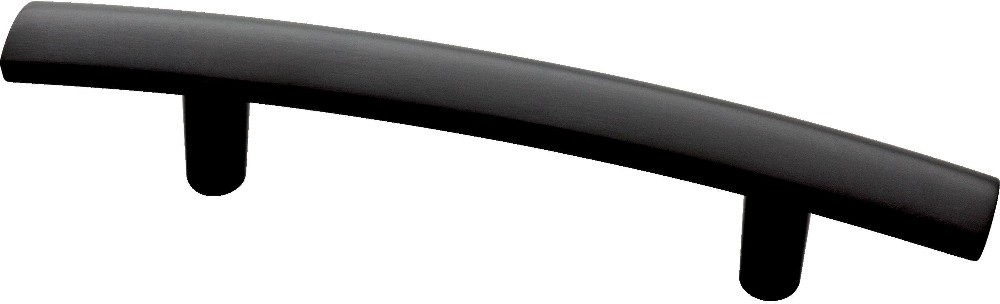 Amelia 3-in , 76mm Center to Center Matte Black Arch Bar Drawer Pull