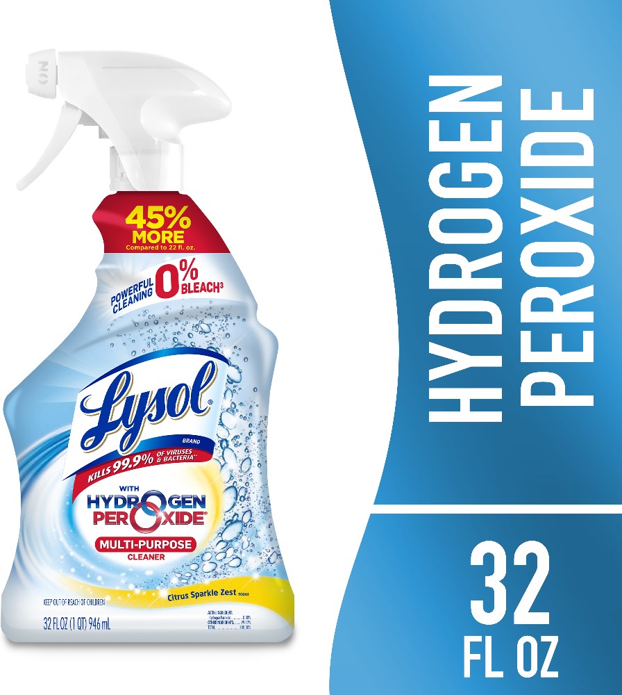 Power Free 32 Fluid ounce(s) Citrus Sparkle Zest Liquid Multipurpose Bathroom Cleaner