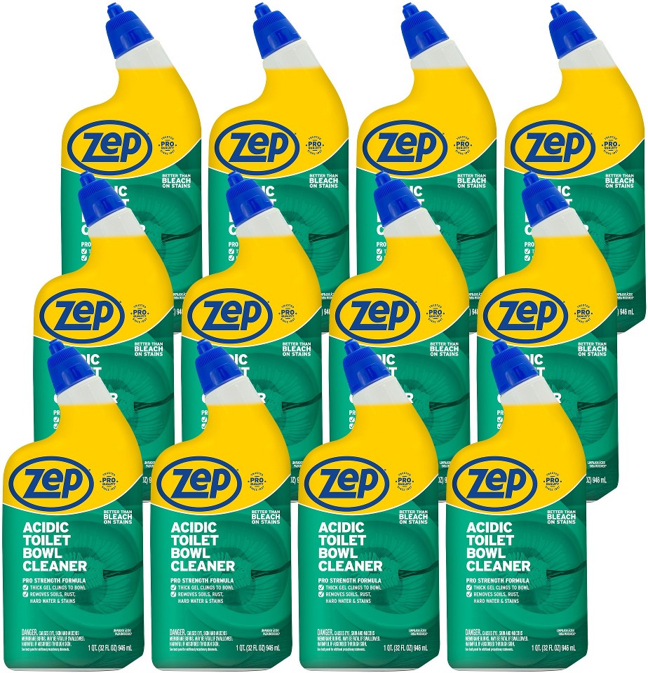 12-Pack 32-fl oz Acidic Toilet Bowl Cleaner