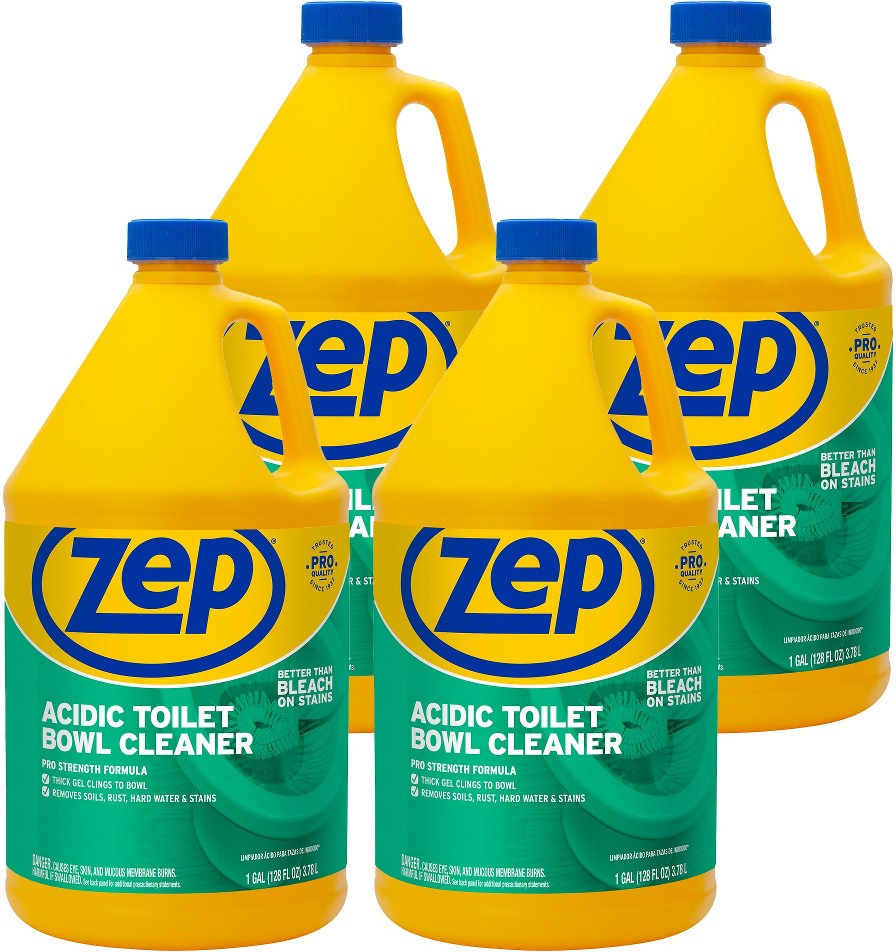 Acidic Toilet Bowl Cleaner 4-Pack 128-oz Acidic Toilet Bowl Cleaner