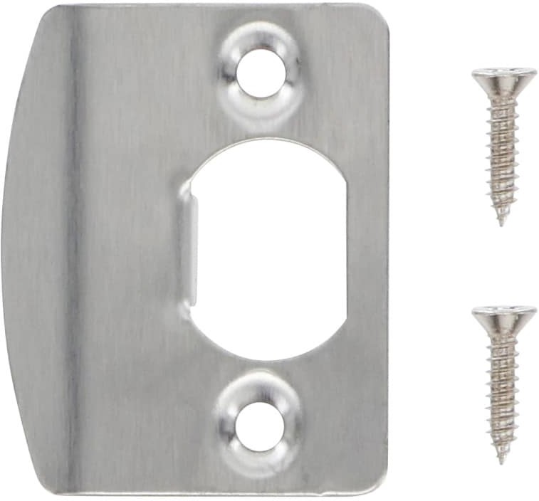 1-3/4-in W x 2-1/4-in L Satin Full lip strike 2 -Pack