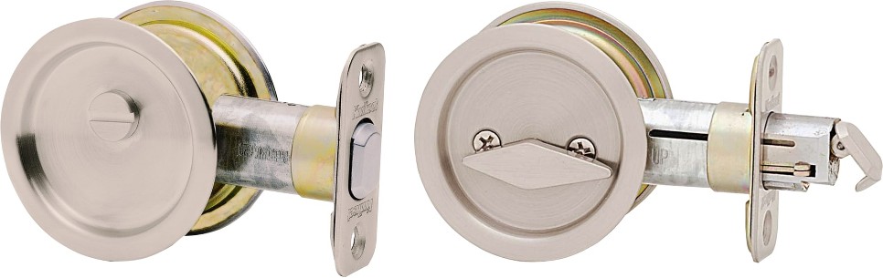 2.125-in Satin nickel Pocket Door Pull