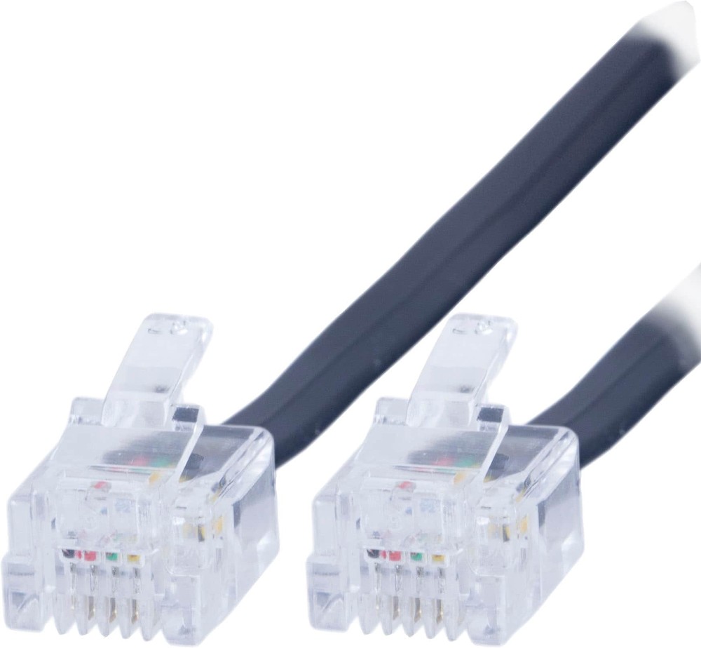 15-ft Flat RJ11 Phone Cable