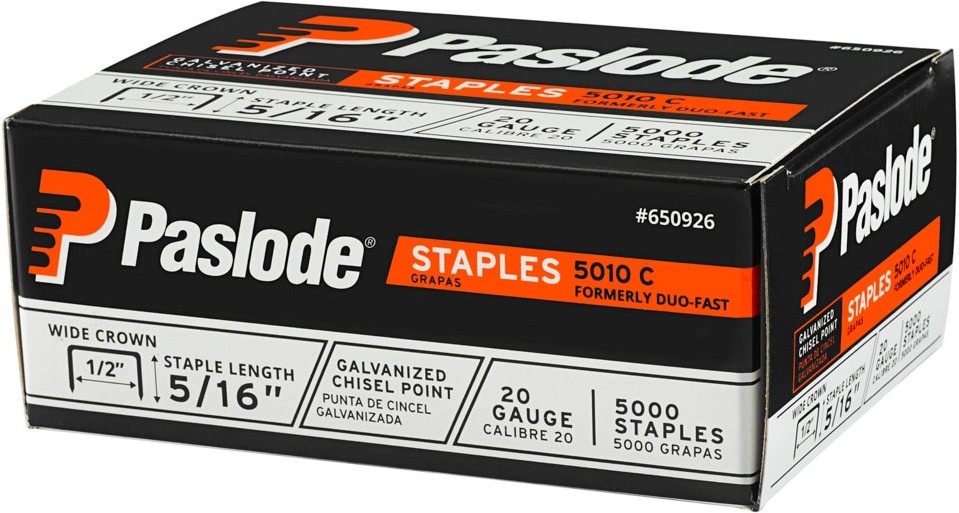 5/16-in Leg x 1/2-in 20 -Gauge Construction staples 5000 -Per Box