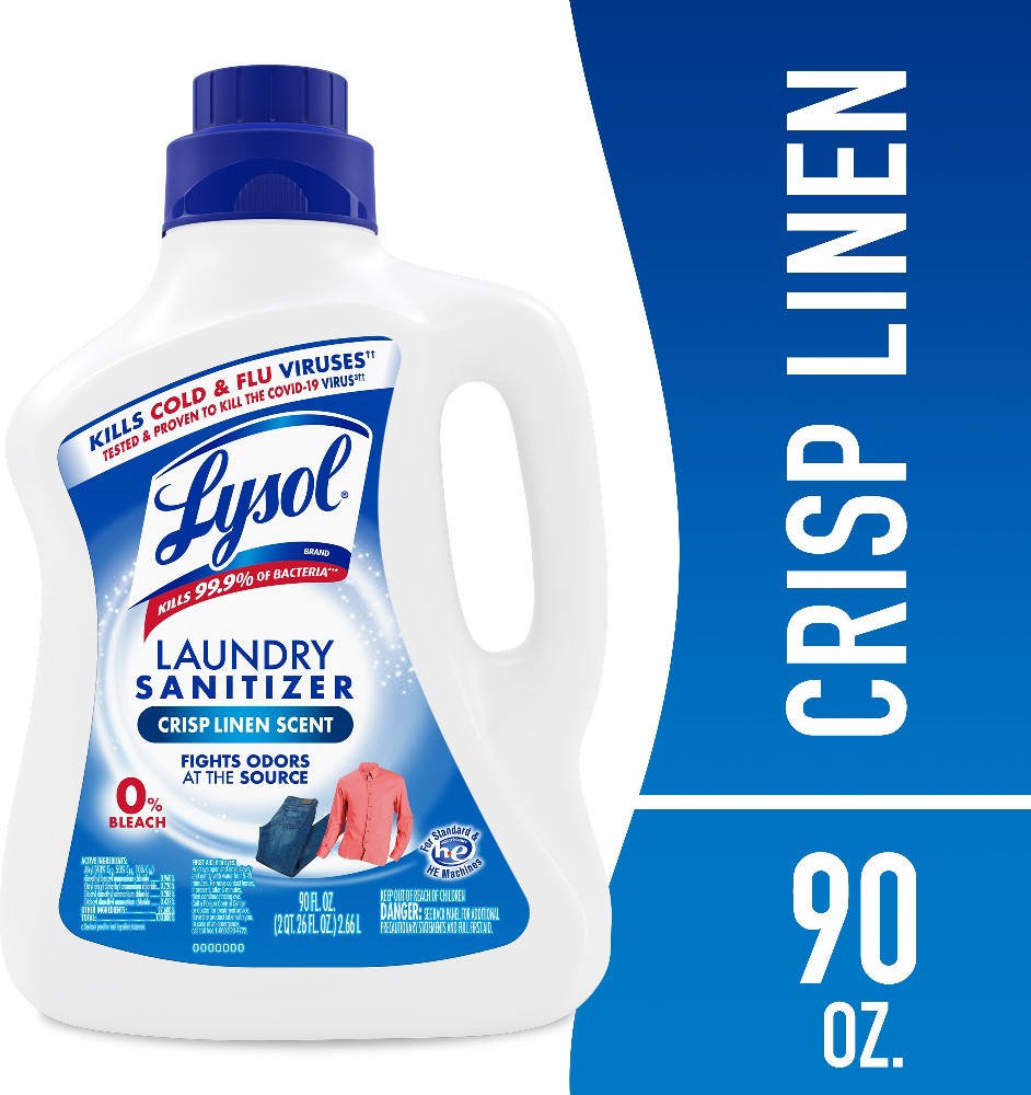 Laundry Sanitizer 90 -fl oz Crisp Linen Fabric Deodorizer