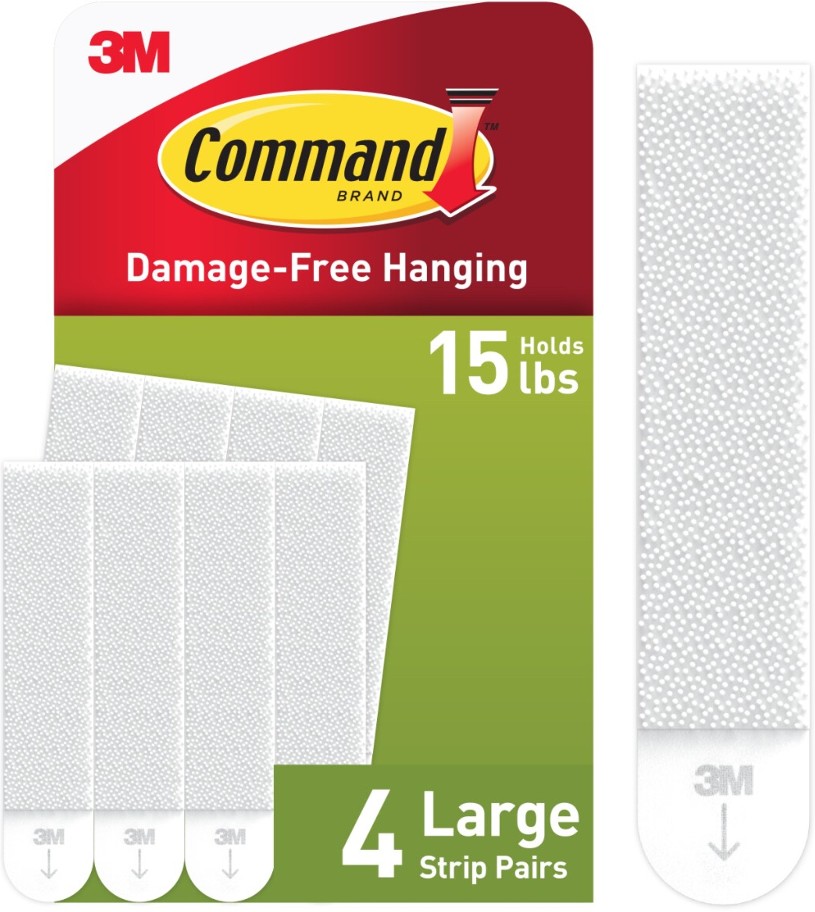 Foam 16-lb Capacity Damage-free picture hanger 4 - Pack