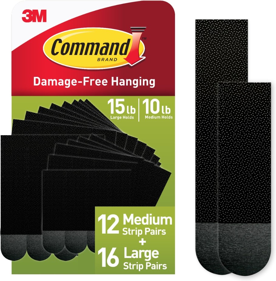 Foam 12-lb Capacity Damage-free picture hanger 28 - Pack