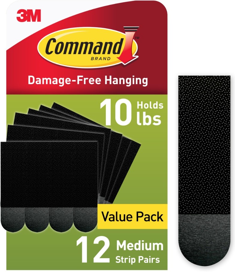 Foam 12-lb Capacity Damage-free picture hanger 12 - Pack