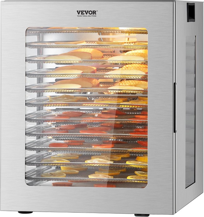12 -Tray Stainless steel Food dehydrator ( 850 -Watt )