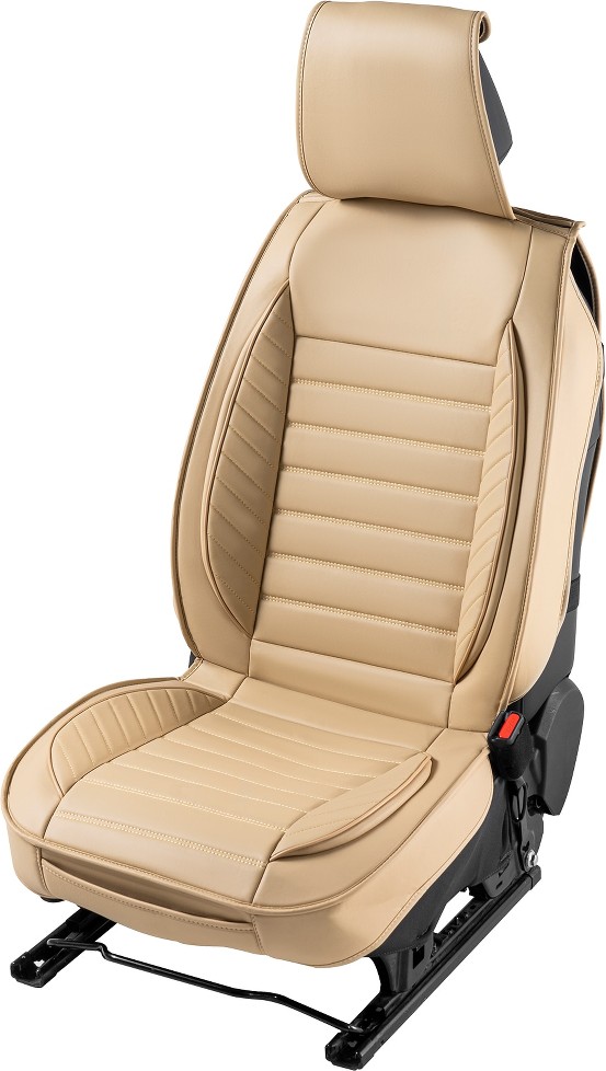 Seat Covers, Universal Car Seat Covers Front Seats, 2pcs Faux Leather Seat Cover, Semi-enclosed Design