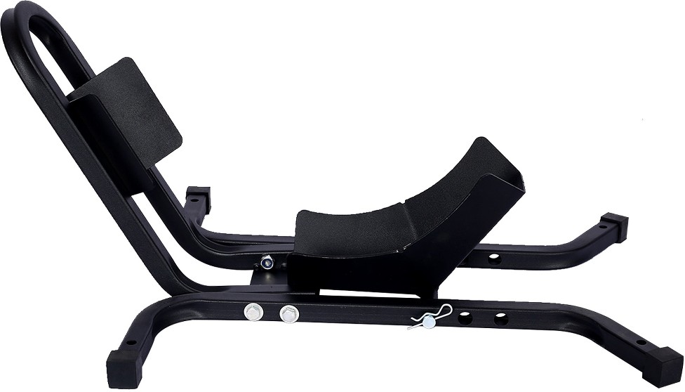Motorcycle Front Tire Chock, 1200 Lbs Heavy Duty Wheel Stand, Black Motorbike Front Chock For 17-21inch Wheels, High-grade Steel Trailer Stand
