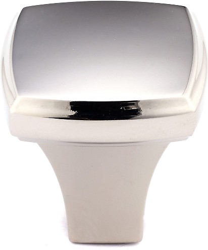 Prvost 1-1/4-in Polished Nickel Square Transitional Cabinet Knob