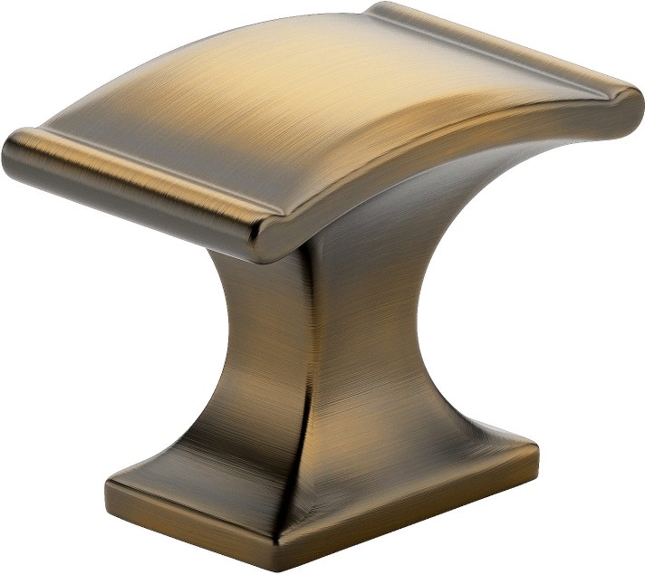 Teramo 1-3/8-in Chocolate Bronze Rectangular Traditional Cabinet Knob