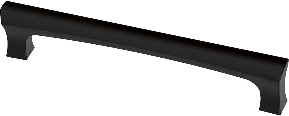 Karena 5-1/16-in , 128mm Center to Center Matte Black Rectangular Handle Drawer Pulls