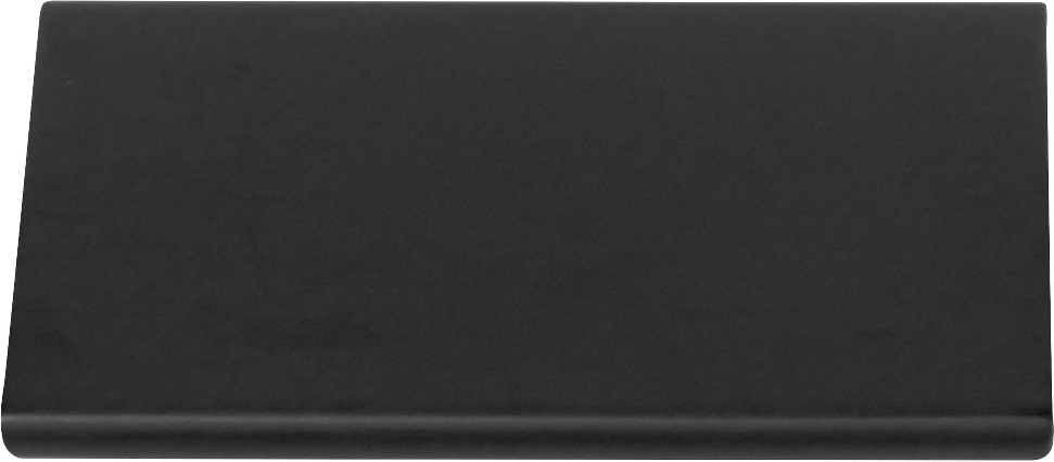 Edge Pulls 9-in , 203mm Center to Center Matte Black Novelty Edge Drawer Pull