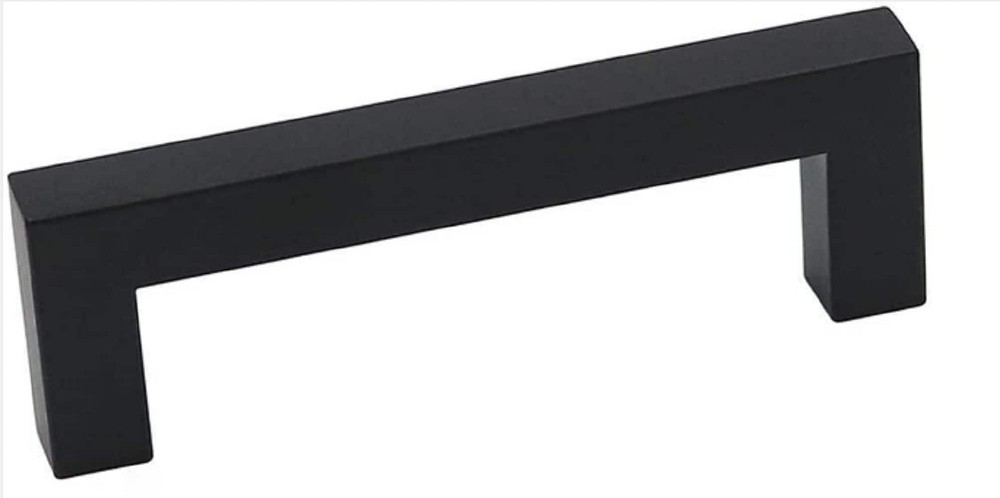Carter 6-5/16-in , 160mm Center to Center Matte Black Square Handle Drawer Pull 25 -Pack