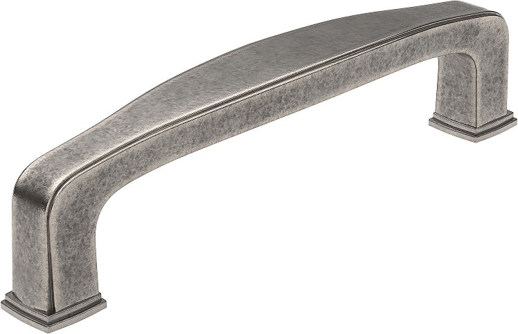 3-7/9-in , 96mm Center to Center Pewter Arch Handle Drawer Pull