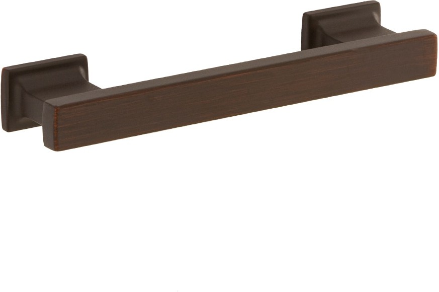 High Desert 3-1/2-in , 89mm Center to Center Oil-Rubbed Bronze Rectangular Bar Drawer Pull