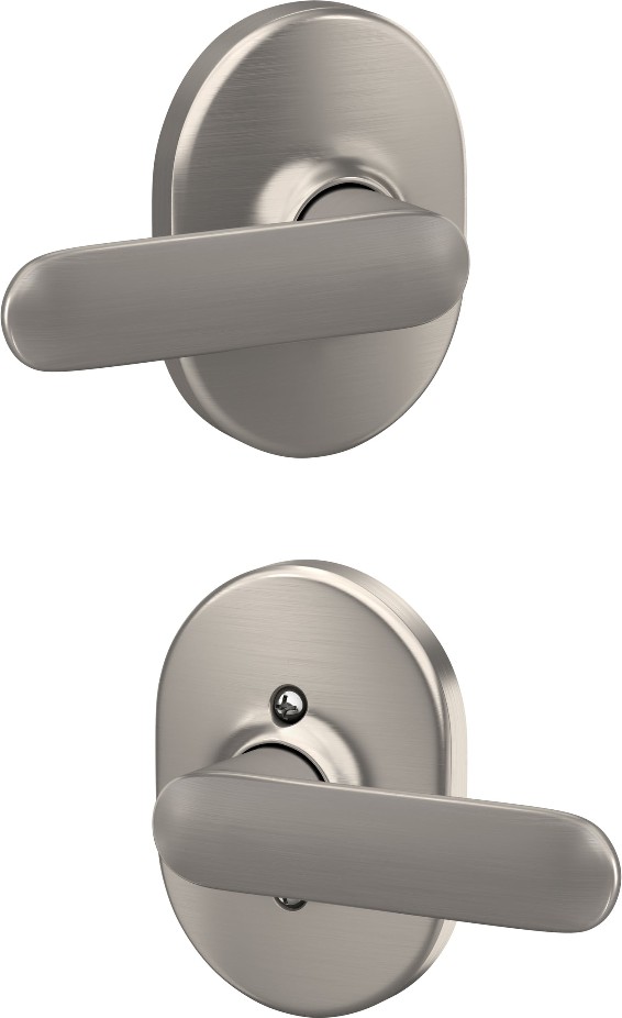 Davlin-Remsen Satin Nickel Interior or Hall/Closet Passage Door Handle