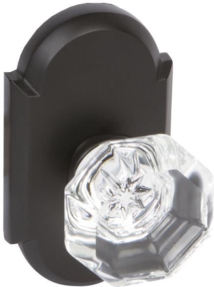 Bravura Black Interior Dummy Door Knob