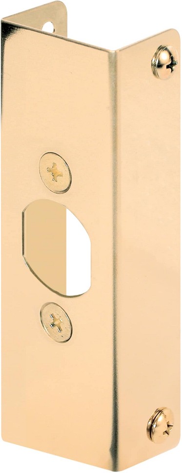 1-3/8-in W x 4-1/2-in H Polished Door Reinforcer Reinforcing mount
