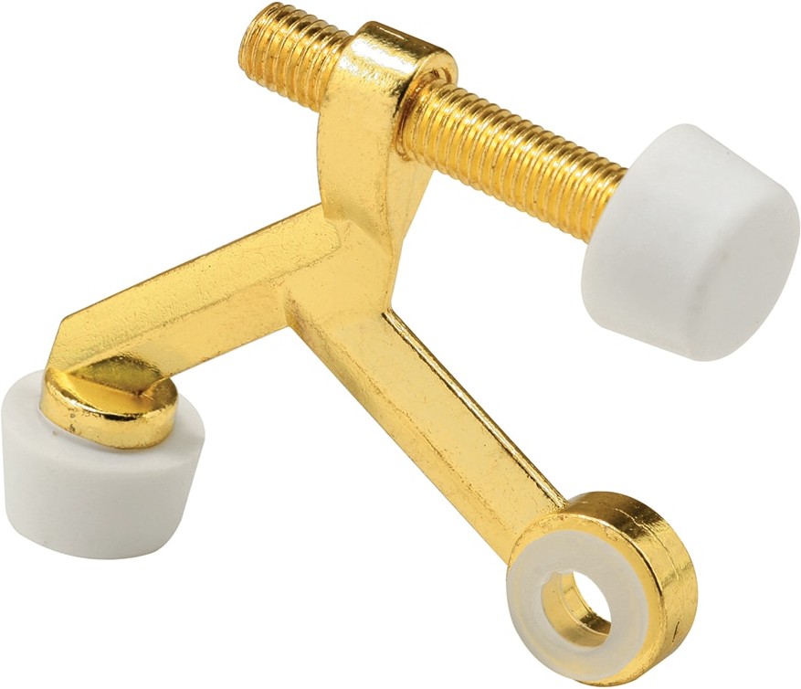 2-in Polished brass Hinge pin Door Stop 10 -Pack