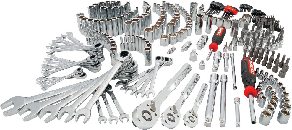 298 -Piece Metric and standard (SAE) Mechanics Tool Set (no case)