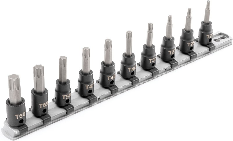 10 -Piece 3/8-in Drive Set Torx Bit Driver Socket Set