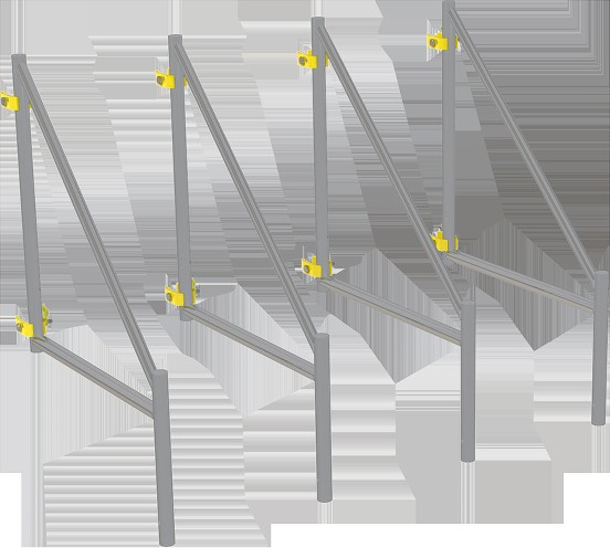 Steel Outrigger For Scaffolding 4 -Pack