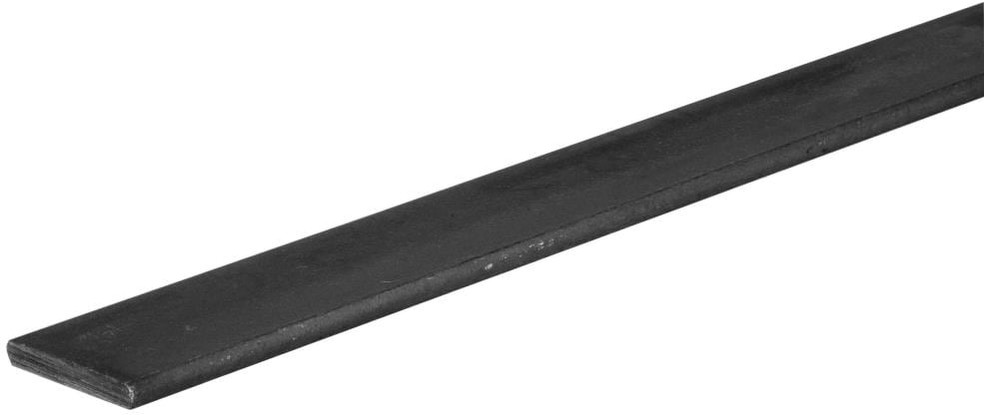 2-in x 4-ft x 3/8-in Thick Interior/Exterior Plain Hot rolled steel Solid