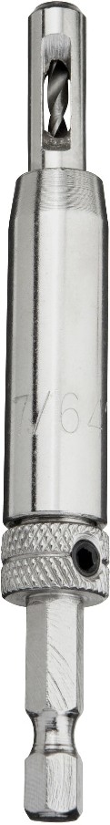 Left handed/Right handed 7/64-in 6-in High-speed steel Self-centering Twist Drill Bit