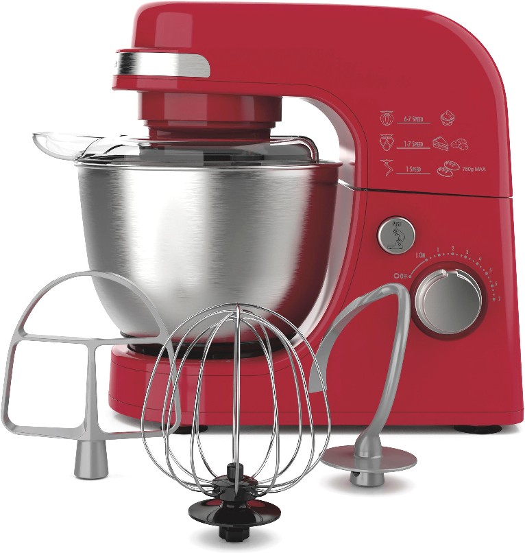 Red 4-Quarts Tilt-head Stand Mixer