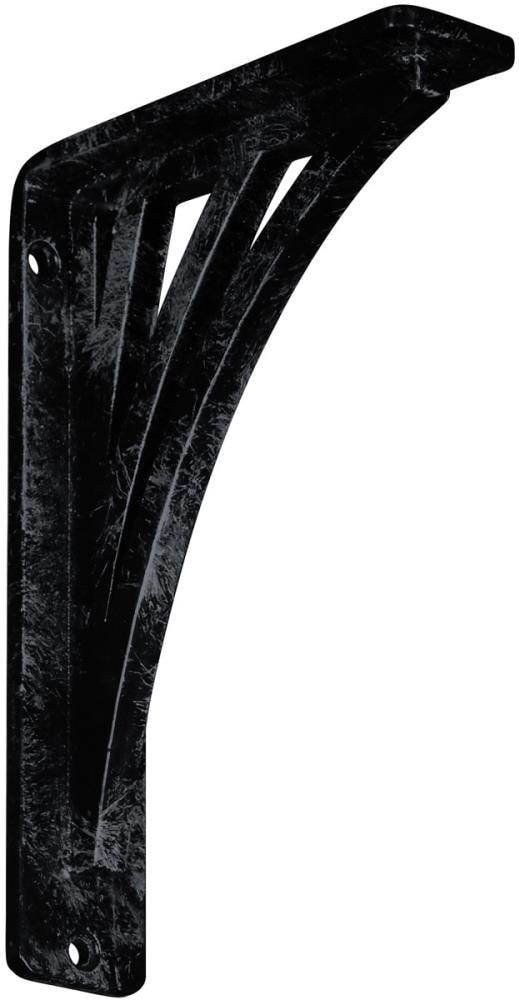 Nevio 5.5-in x 1.5-in x 8-in Gray Wrought iron Mounting bracket