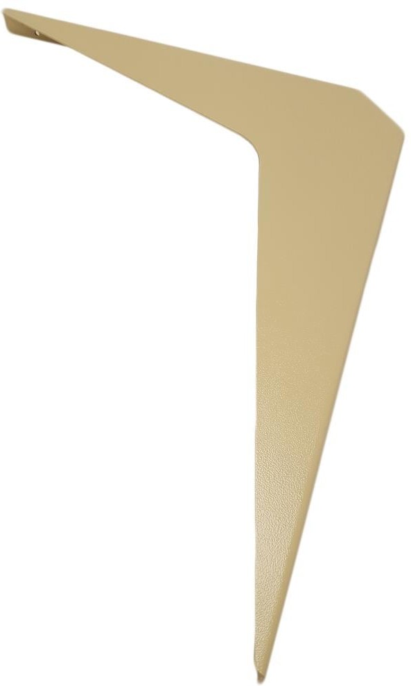 Workstation bracket 29-in x 1.54-in x 24-in Almond Steel Countertop support bracket