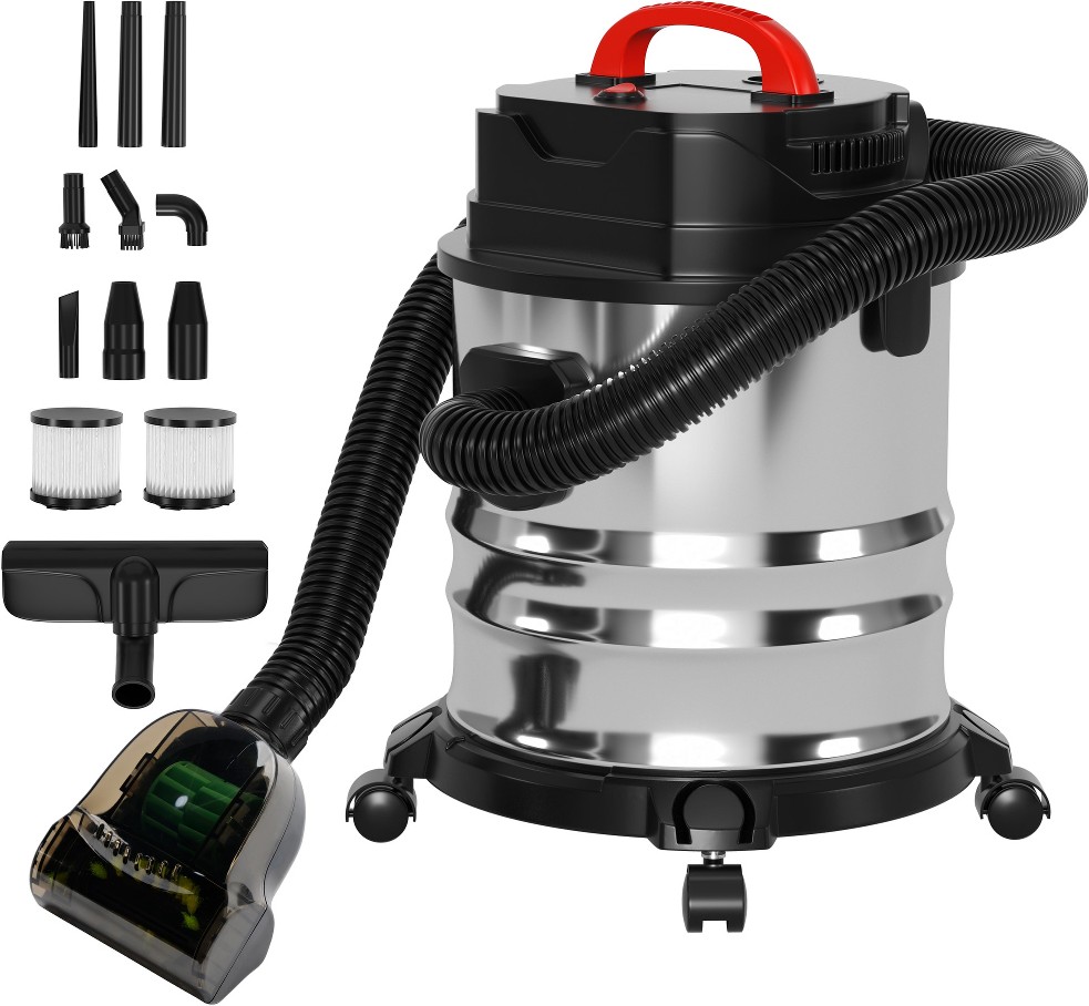 5-Gallon 4 HP Corded Wet/Dry Shop Vacuum with Accessories Included
