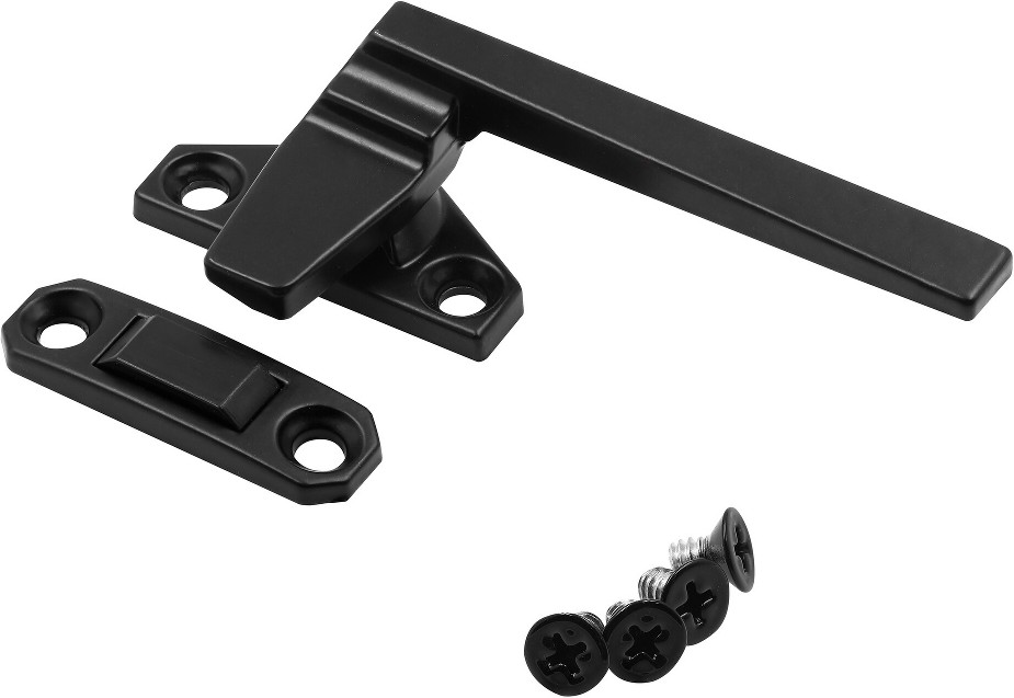 1-1/2-in Black Steel Sliding Window Sash Lock