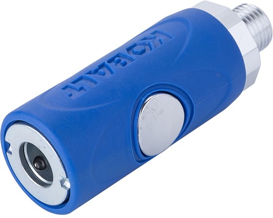 1/4-in Universal Push-Button Male Coupler