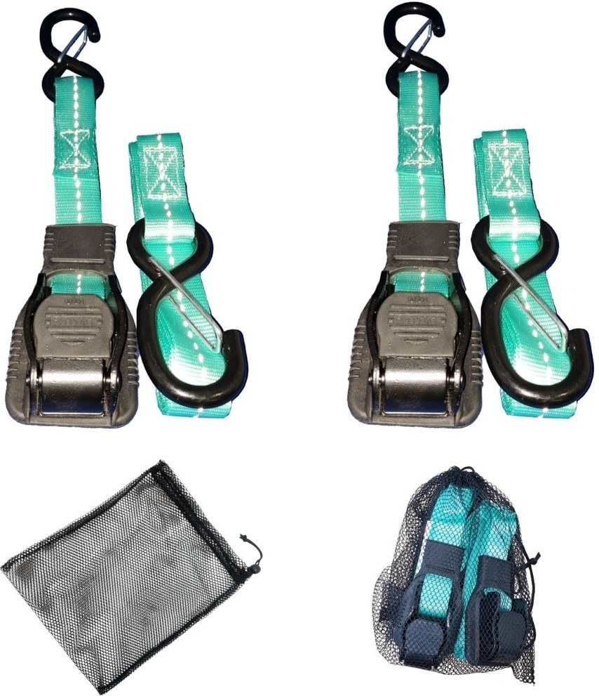 1-in x 6-ft Cam Tie Down with S-hook 900-lb Break Strength (2-Pack)