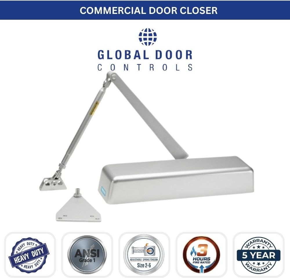 Grade 1 Aluminum Commercial Door Closer