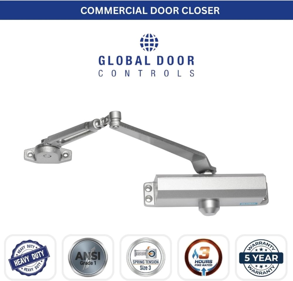 Grade 1 Aluminum Commercial Door Closer