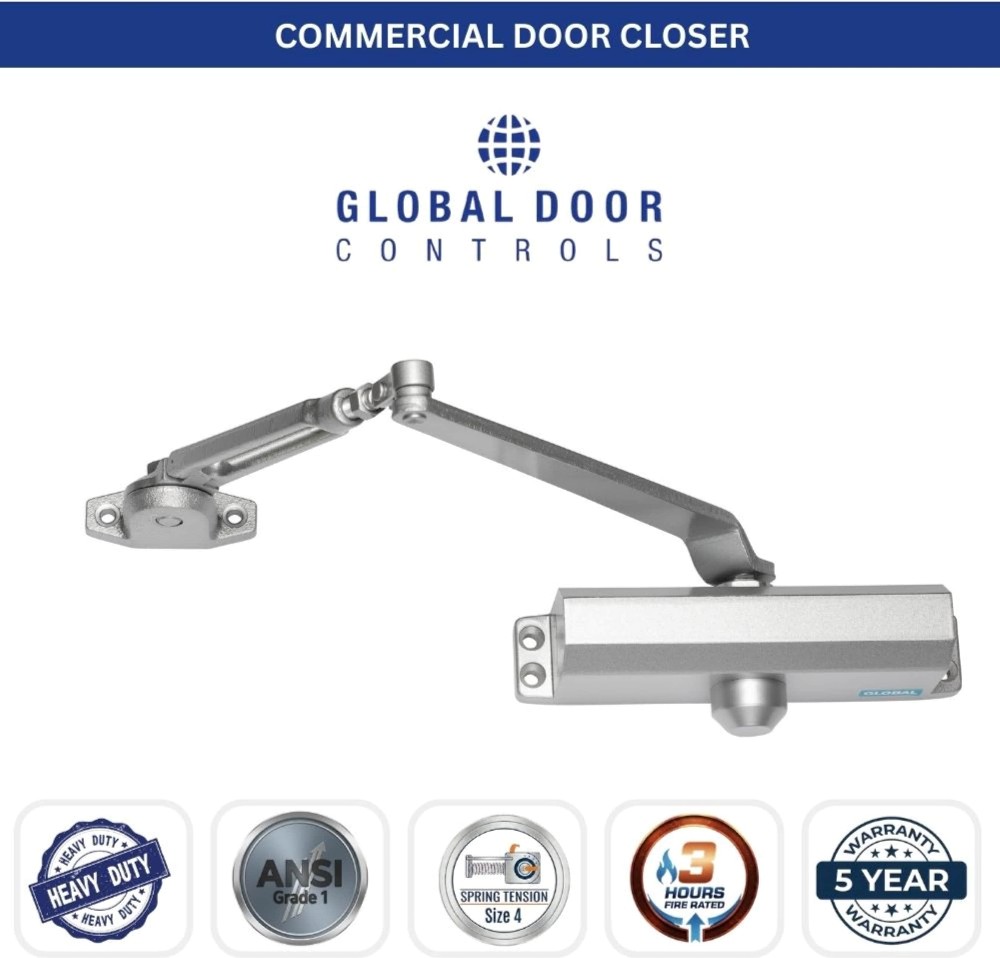Grade 1 Aluminum Commercial Door Closer