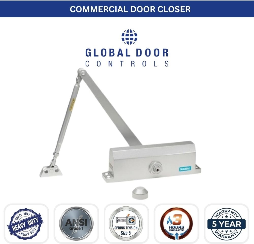 Grade 1 Aluminum Commercial Door Closer