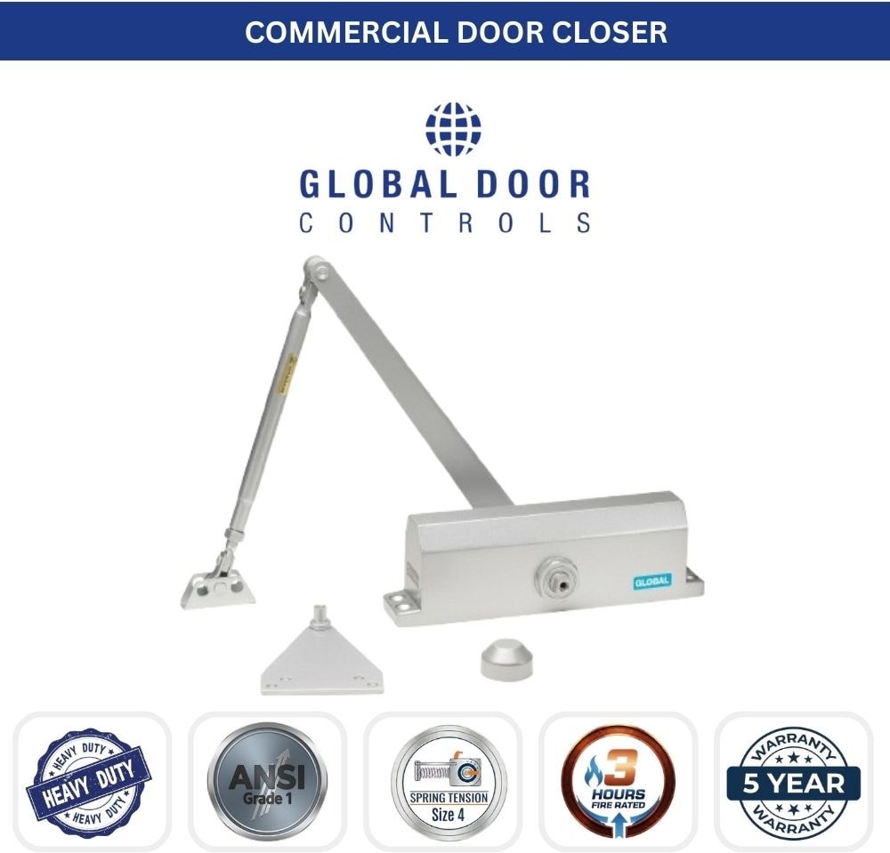 Grade 1 Aluminum Commercial Door Closer