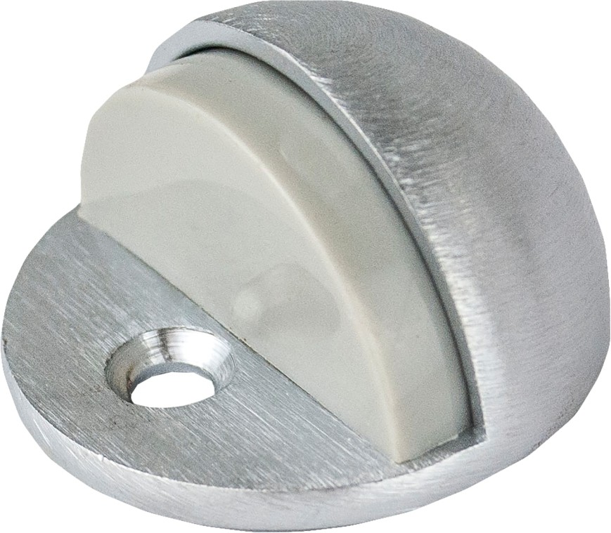 2-1/2-in Chrome Floor Door Stop